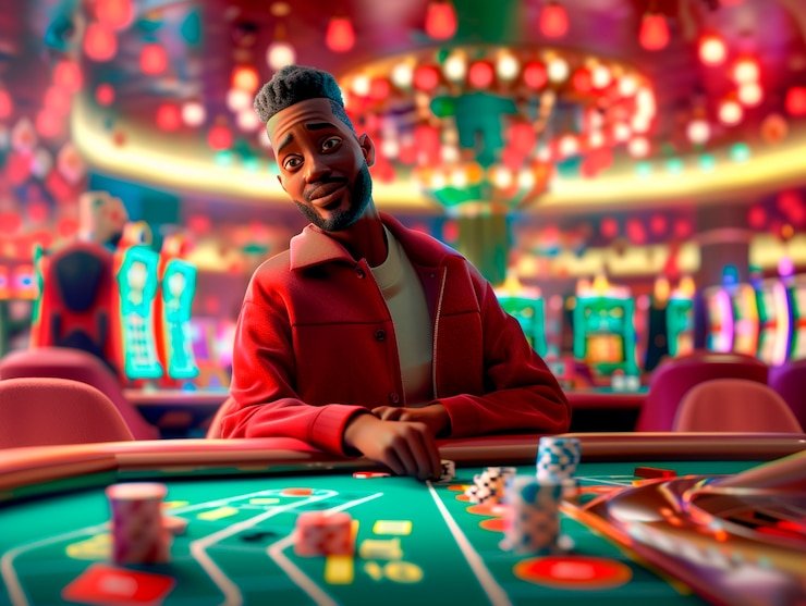 BandarQ table layout on kkslot777 login with card positions and betting areas